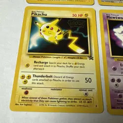 Pokemon First Movie Promo Card Lot Dragonite Mewtwo Pikachu Nintendo - 1999 - Image 5