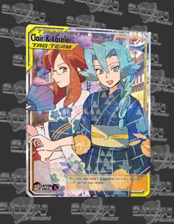 Clair & Lorelei-Custom Waifu Card-Goddess story-Shiny oricas-LNY2023-Firework - Image 1