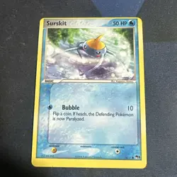 Larvitar And Surskit Pop Series 1 MISCUTS LP Pokemon Cards - Image 3