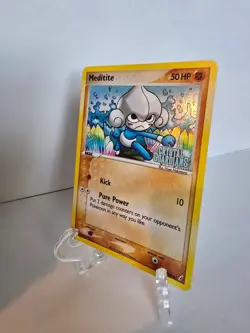 Pokemon Trading Card single Meditite reverse holo stamped ex crystal guardians - Image 2
