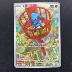 Riolu - 010 - Mega Evolution ETB Promo - Black Star Promo - Alt Art Pokemon Card - Image 1