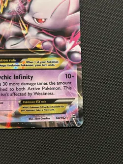 M Mewtwo EX 64/162 - Pokemon XY BREAKthrough Ultra Rare HP - Image 5