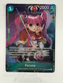 Perona (Illustration Box Vol.4) OP09-034 One Piece Promotion Cards Foil Sealed - Image 1