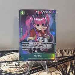 Perona (Illustration Box Vol.4) OP09-034 One Piece Promotion Cards Foil SEALED - Image 1
