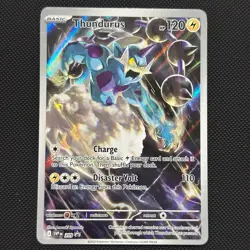 Thundurus SVP 209 ETB Promo Pokemon Black Bolt Illustration Rare English TCG - Image 1