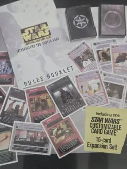 Star Wars Customizable 2 Player Card Game 1995 by Parker Brothers Sealed - Image 5