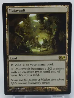 Magic The Gathering Magic 2014 #228 Mutavault - Image 3