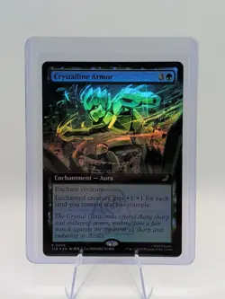 MTG Avatar The Last Airbender Crystalline Armor #0204 Extended Art Foil - Image 1