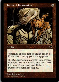 1997 Tempest Q Helm of Possession Expansion/Rare #291 - Image 1