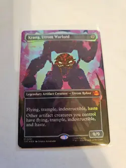Krang, Utrom Warlord Borderless FOIL MTG TMT Nm/M - Image 1