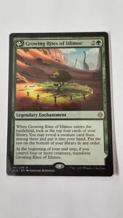 Growing Rites of Itlimoc - Cradle of the Sun - Ixalan - 191/279 MTG Damaged - Image 1