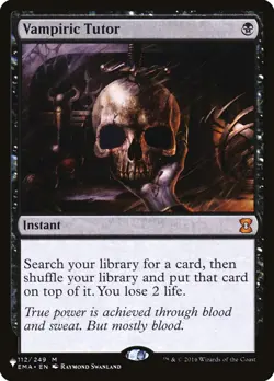 Vampiric Tutor [The List] Magic MTG - Image 1