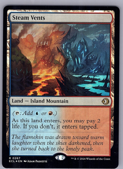 Lorwyn Eclipsed Steam Vents FOIL Rare 267 Magic the Gathering - Image 1