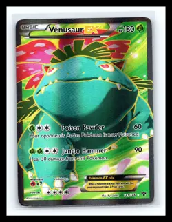 💥 Pokemon 2014 Venusaur EX Full Art Ultra Rare Holo # 141/146 XY Set - Image 1