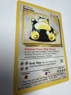 Snorlax 27/64 Jungle Regular LP Pokemon 90 HP - Image 2