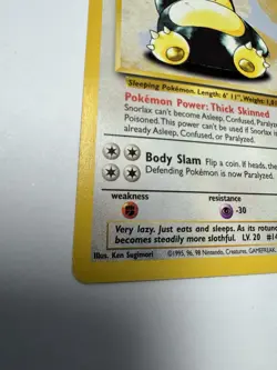 Snorlax 27/64 Jungle Regular LP Pokemon 90 HP - Image 3