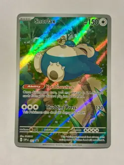 ❤‍🔥Pokemon TCG Snorlax SVP 051 Promo Holo English 151❤‍🔥 - Image 1