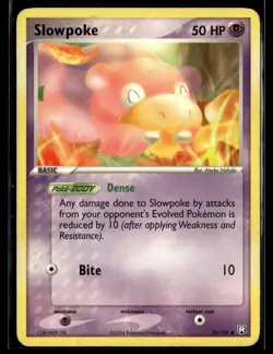 Pokemon TCG Team Rocket Returns #76/109 Slowpoke - Image 1