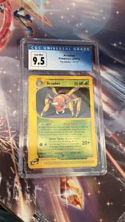 Pokemon Ariados #3/147 (2003) NON HOLO Aquapolis GRADED CGC 9.5 - Image 1