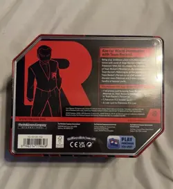 Destined Rivals Team Rocket Tin (Nidoking ex) - Sealed New - Pokemon TCG - Image 2