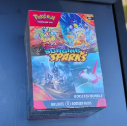 Pokemon Scarlet & Violet Surging Sparks Booster Bundle Box 6 Booster Packs - Image 1