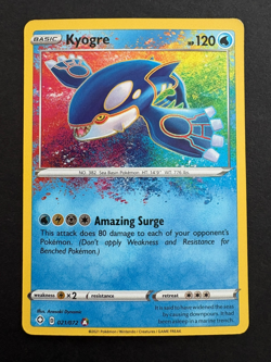 Pokemon TCG Kyogre Shining Fates 021/072 Holo Amazing Rare NM - Image 1