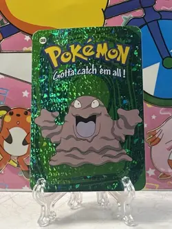 Pokemon Rare Vintage Vending Machine Holo prism sticker Nintendo 2000 Grimer - Image 2