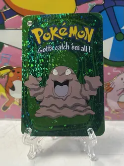 Pokemon Rare Vintage Vending Machine Holo prism sticker Nintendo 2000 Grimer - Image 3