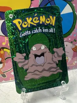 Pokemon Rare Vintage Vending Machine Holo prism sticker Nintendo 2000 Grimer - Image 5