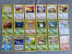 ⭐Vintage Pokemon Cards Bundle Jungle Set Part Complete Job Lot WOTC 18 Cards - Image 1