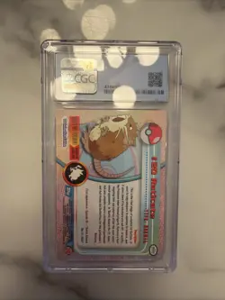 RATICATE 1999 Pokemon Topps Series 1 First Print 20 Rainbow Foil CGC 7.5 NM+ TCG - Image 2