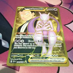Pokemon Team Rocket's Mewtwo ex 240/182 SV10 Destined Rivals Hyper Rare Holo 28… - Image 2