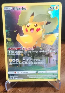 Pokemon TCG SWSH Crown Zenith Pikachu GG30/GG70 Galarian Gallery NM/M - Image 1
