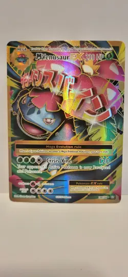 Pokemon M Venusaur Ex 100/108 XY Evolutions Ultra Rare Full Art English NM - Image 1