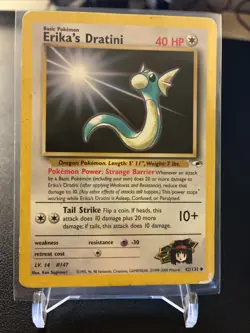 Pokemon TCG Erika's Dratini Gym Heroes 42/132 Unlimited Uncommon - Image 1