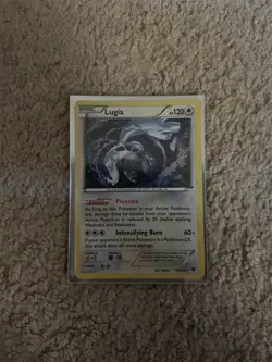 Lugia - 78/124 - Pokemon Fates Collide Cracked Holo Rare Deck Exclusive NM - Image 2