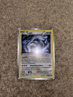 Lugia - 78/124 - Pokemon Fates Collide Cracked Holo Rare Deck Exclusive NM - Image 3