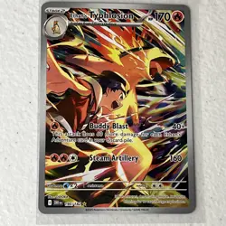 Ethan's Typhlosion Full Art IR 190/182 Pokemon Destined Rivals Nm - Image 2