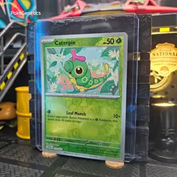 Caterpie 151 Reverse Holo Pokemon TCG 010/165 Scarlet & Violet Common - Image 2