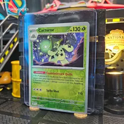Cacturne Scarlet & Violet Reverse Holo Pokemon TCG 006/198 SV01 Uncommon - Image 2