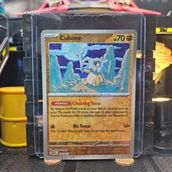 Cubone 151 Reverse Holo Pokemon TCG 104/165 Scarlet & Violet Common - Image 1