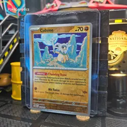 Cubone 151 Reverse Holo Pokemon TCG 104/165 Scarlet & Violet Common - Image 2