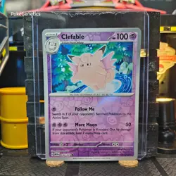Clefable 151 Reverse Holo Pokemon TCG 036/165 Scarlet & Violet Uncommon - Image 1