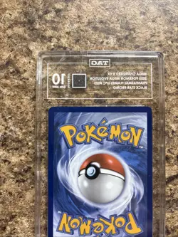 2025 Pokemon Mega Charizard X Ex Mega Evolution Black Star Promo TAG 10 Cracked - Image 3