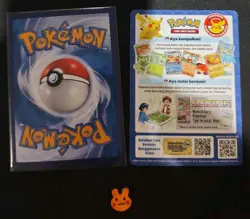 Pokemon Pikachu Indomilk Promo Holo 195/SV-P Stamped Pokemon Indonesia LP cond - Image 3