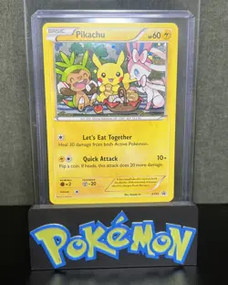 2016 Pokemon Pikachu TCG XY95 XY Black Star Promo Holo - Image 1