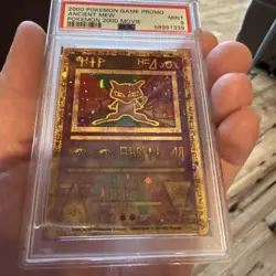 2000 POKEMON GAME MOVIE POKEMON 2000 MOVIE ANCIENT MEW PSA 8 - Image 3