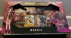 Pokemon CHAMPION'S PATH Premium Collection (Marnie)- 8 Booster Packs- NEW - Read - Image 2