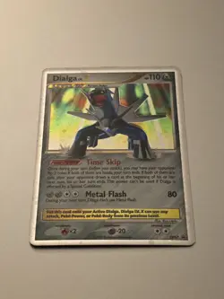 Dialga LV.X DP37 Holo Diamond and Pearl Promo Pokemon MP - Image 1