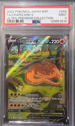 2022 Pokemon CHARIZARD V Ultra Premium Collection PSA 9 - Image 1